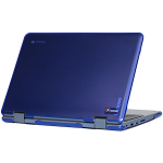 iPearl mCover notebook case 11.6" Hardshell case Blue, Translucent