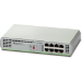 Allied Telesis GS910/8 Unmanaged Gigabit Ethernet (10/100/1000) Gray