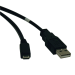 Tripp Lite U050-006 USB cable USB 2.0 72" (1.83 m) USB A Micro-USB B Black