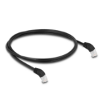 DeLOCK RJ45 Network Cable Cat.6A S/FTP 45° downwards angled 1 m black