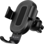 DEVIA 10W Wireless Charging Gravity Sensor Air Vent Car Holder - Black