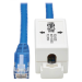 Tripp Lite N237-P18N-WHSH networking cable Blue 18" (0.457 m) Cat6 U/UTP (UTP)