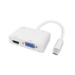 Dynamode C-TC-HDMI-VGA laptop dock/port replicator USB 3.2 Gen 1 (3.1 Gen 1) Type-C White