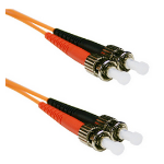 eNet Components 2m ST/ST MM Duplex InfiniBand/fibre optic cable 78.7" (2 m) Orange