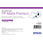 Epson PP Matte Label Premium, Die-cut Roll, 76mm x 127mm, 220 Labels
