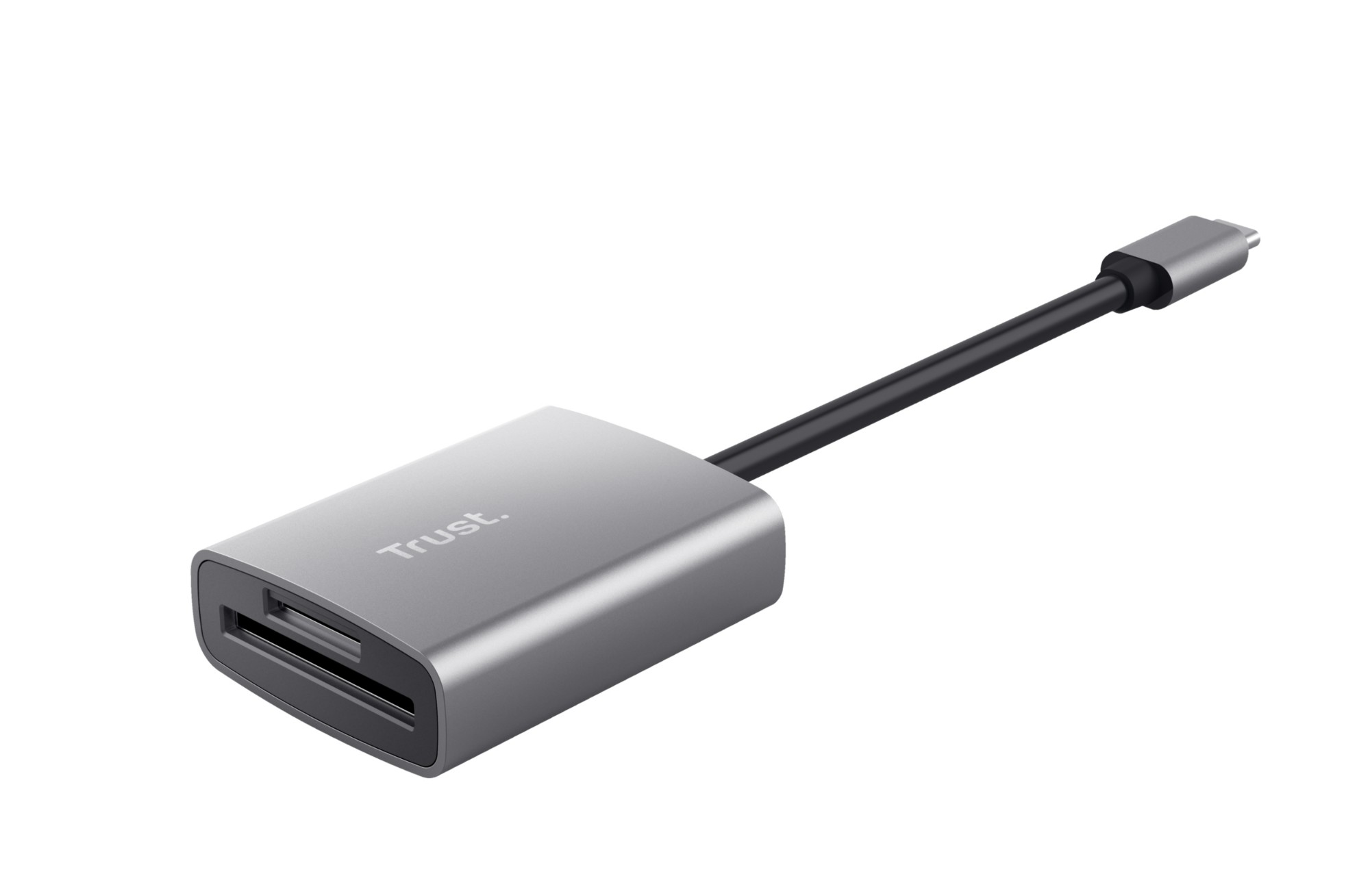 Trust 24136 card reader USB 3.2 Gen 1 (3.1 Gen 1) Type-C Aluminium