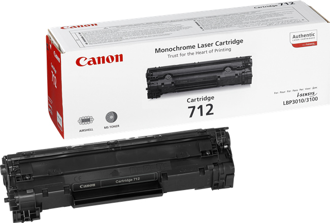 Image of Canon 1870B002/712 Toner cartridge black, 1.5K pages/5% for Canon...