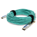 AddOn Networks QSFP-100G-A20M-AO InfiniBand/fibre optic cable 20 m QSFP28 AOC Aqua colour