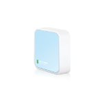TP-LINK 300Mbps Wireless N Nano Router wireless router Fast Ethernet Single-band (2.4 GHz) Blue, White