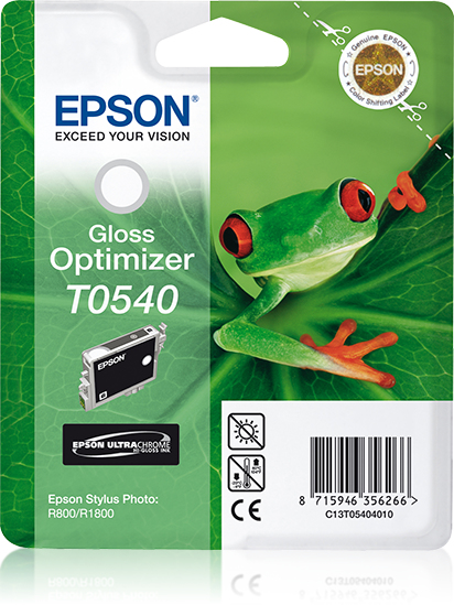 Image of Epson C13T05404010/T0540 Ink cartridge Glossy Optimizer, 400 pages...