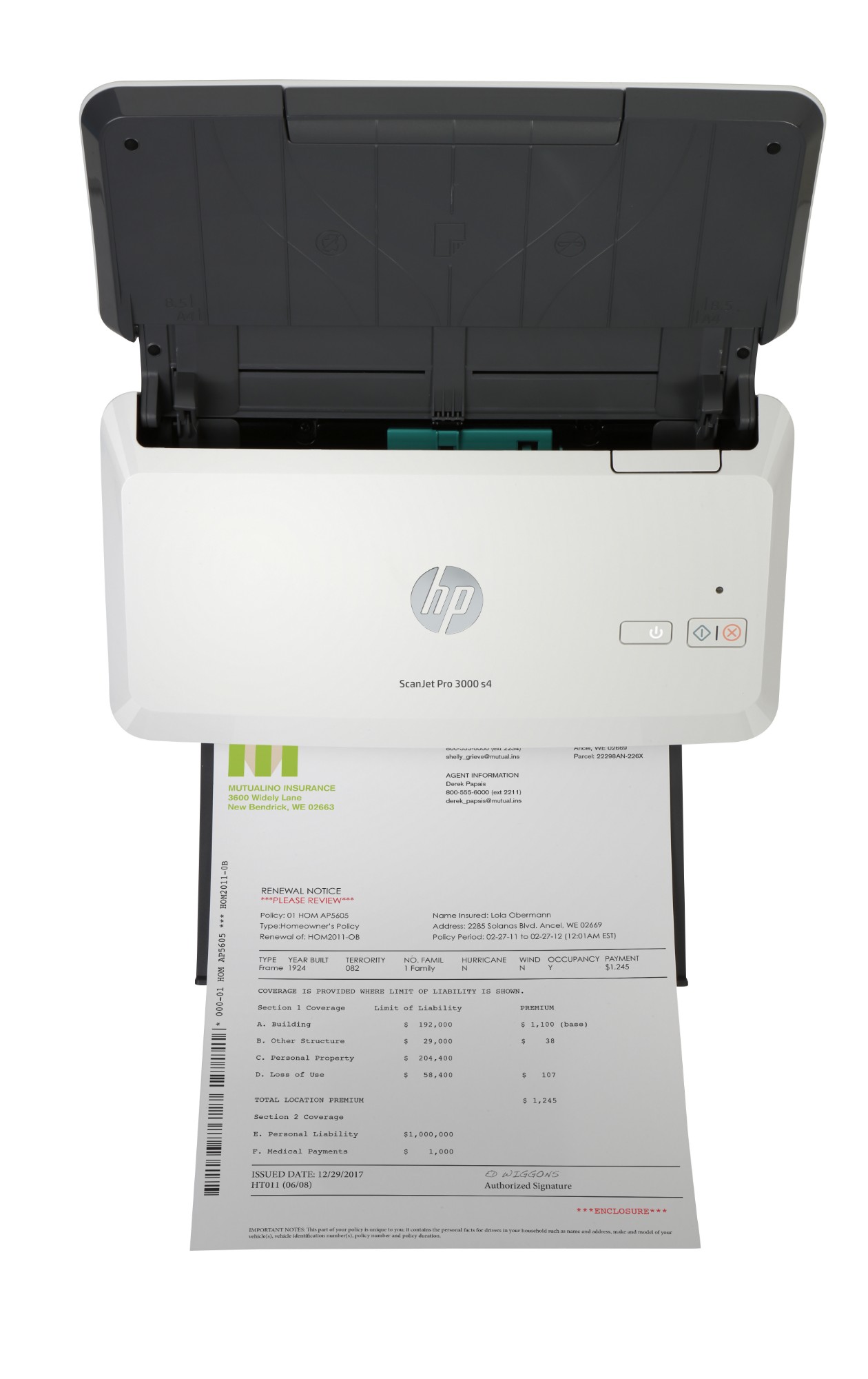 HP ScanJet Pro 3000 s4 Sheet-feed Scanner