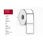 Capture CA-LB1001 printer label White