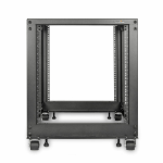 Rocstor Y10E008-B1 rack cabinet 25U Freestanding rack Black