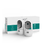 Arlo Essential 3 2K Pan-Tilt-Zoom Indoor Security Camera, 2-cam