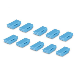 Lindy HDMI Port Blocker Extra Lock Pack, Blue (10x Locks)