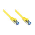 Alcasa RJ45-RJ45, m-m, 40m netwerkkabel Geel Cat6a S/FTP (S-STP)