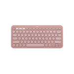 Logitech Pebble Keys 2 K380s keyboard Universal RF Wireless + Bluetooth QWERTY English Rose