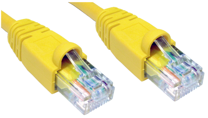 Cables Direct B5-105Y networking cable Yellow 5 m Cat5e U/UTP (UTP)