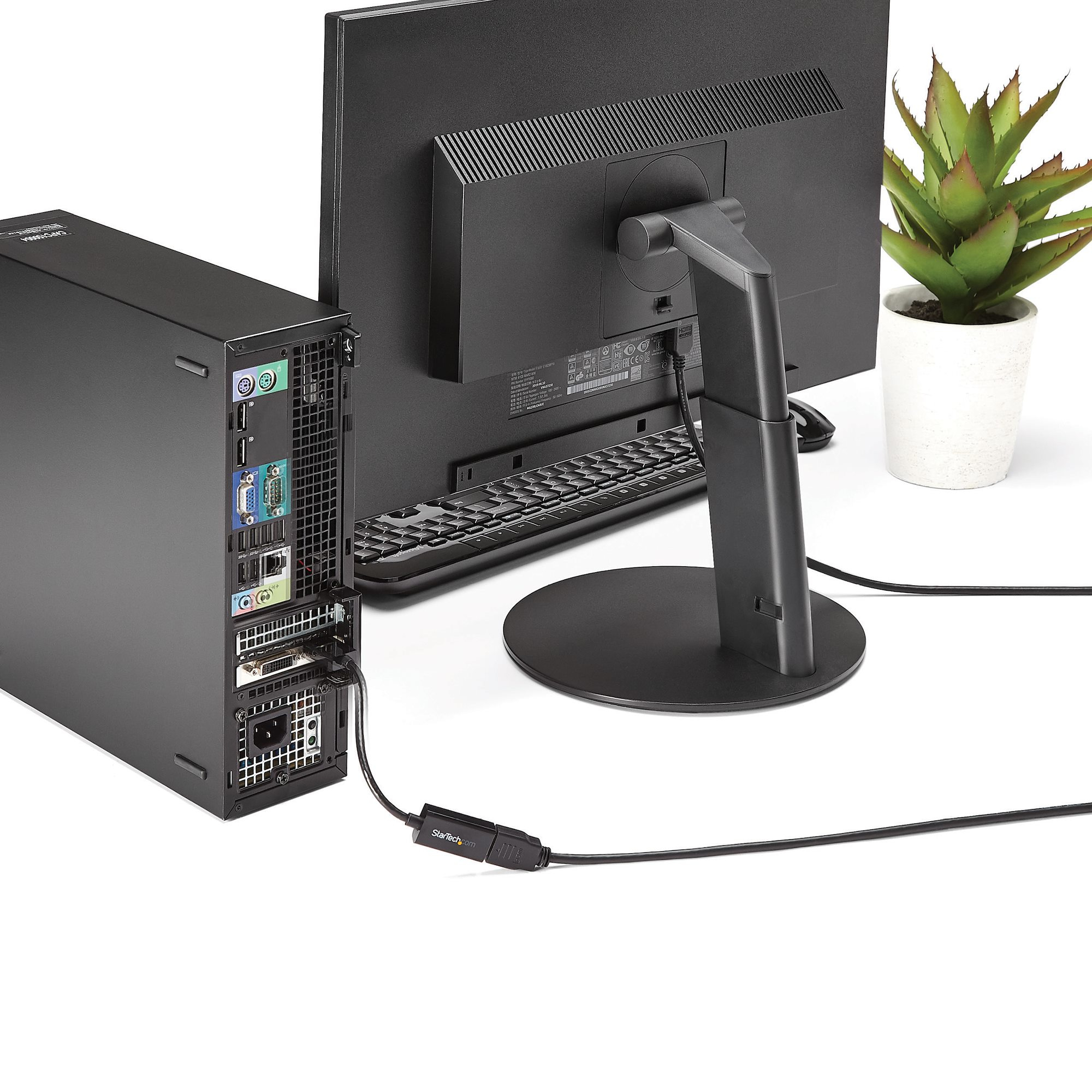 StarTech.com DisplayPort to HDMI 4K Audio / Video Converter â€“ DP 1.2 to HDMI Active Adapter for Desktop / Laptop Computers â€“ 4K @ 30 Hz