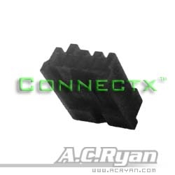 Image of AC Ryan Connectx Floppy Power 4pin Female - Black 100x