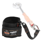 ERGODYNE Pull-On Wrist Tool Lanyard Carabiner