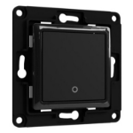 Shelly Wall Switch 1 light switch Black