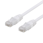 Deltaco TP-610V-CCA networking cable White 10 m Cat6 U/UTP (UTP)