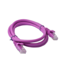 8WARE CAT6A Cable 1m - Purple Color RJ45 Ethernet Network LAN UTP Patch Cord Snagless