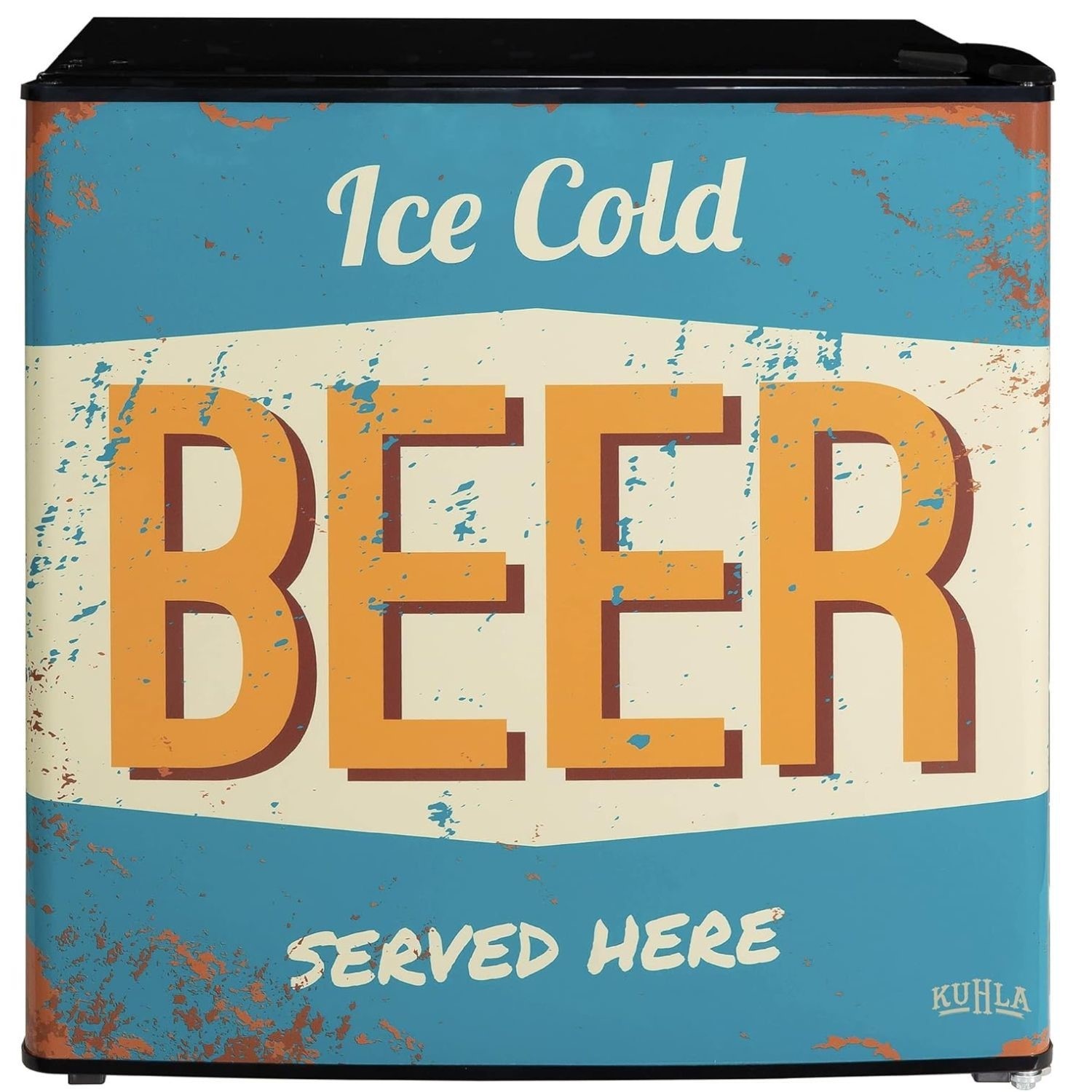 Russell Hobbs Kuhla Vintage Beer 45 Litre Table Top Fridge - Black