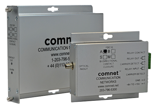 ComNet Bi-Directional Contact Closure Network transmitter Silver