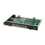 HPE Aruba Networking CX 6400 v2 24p Smart Rate 1G/2.5G/5G/10G Class8 PoE 4p SFP56 50G Module