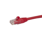 StarTech.com 2m CAT6 Ethernet Cable - Red CAT 6 Gigabit Ethernet Wire -650MHz 100W PoE RJ45 UTP Network/Patch Cord Snagless w/Strain Relief Fluke Tested/Wiring is UL Certified/TIA