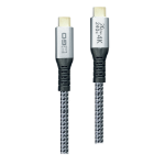 2GO 797514 USB-kabel USB 3.2 Gen 2x2 1,2 m USB C Zwart, Zilver