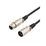 Deltaco XLR-1030 audio cable 3 m XLR (3-pin) Black