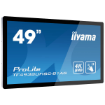 iiyama ProLite TF4938UHSC-B1AG Interactive flat panel 123.2 cm (48.5") LED 420 cd/m² 4K Ultra HD Black Touchscreen 24/7