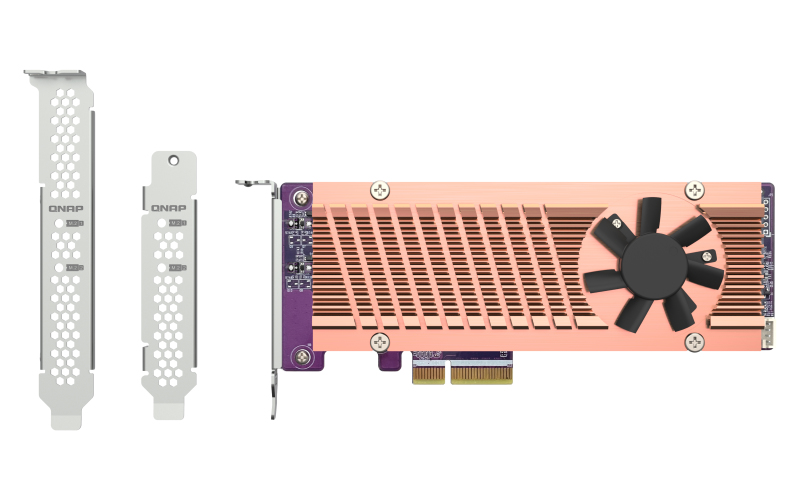 Image of QNAP QM2-2P-344A interface cards/adapter Internal M.2
