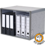 Bankers Box BOX DAMAGED - System Stax File Store - Grey Pack of 5