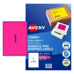 Avery 35998 printer label Pink Self-adhesive printer label