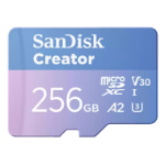 SanDisk Creator 256 GB MicroSDXC UHS-I Class 10