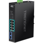 Trendnet TI-PGM102 network switch Gigabit Ethernet (10/100/1000) Power over Ethernet (PoE) Black