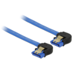 DeLOCK 85096 SATA-kabel 0,3 m SATA 7-pin Zwart, Blauw