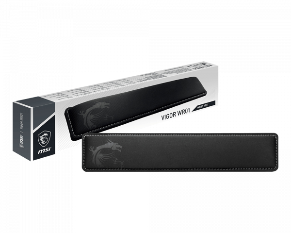Image of MSI VIGOR WR01 Keyboard Wrist Rest 'Black with Iconic Dragon...
