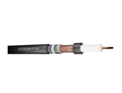 Securi-Flex SFX/59-SWA-PE-BLK-500 coaxial cable 500 m No Black