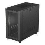 Lanberg FF01-6222-23B rack 22U Vrijstaande rek Zwart