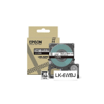 Epson Matte Tape – White/Black 24mm(8m) – LK-6WBJ