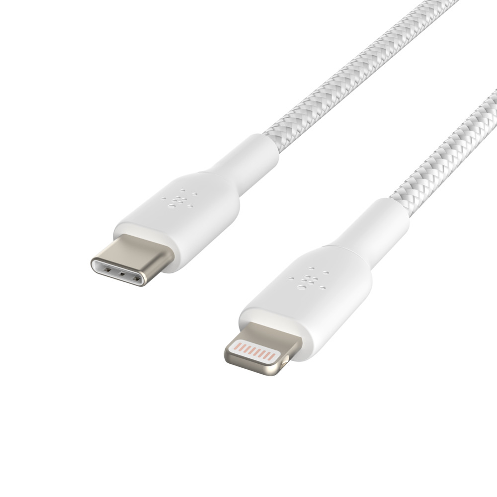 Photos - Cable (video, audio, USB) Belkin CAA004BT2MWH lightning cable 2 m White 