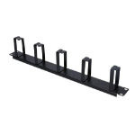 Extralink Cable organizer 1U, black