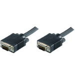 Microconnect SVGA HD15 1m VGA cable VGA (D-Sub) Black