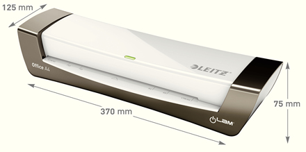 Leitz iLAM Office Laminator A4 Silver/White 72511084