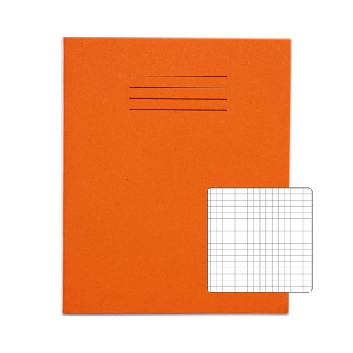 Image of Rhino 8 x 6.5 Exercise Book 48 Page, Orange, S5 (Pack of 100)